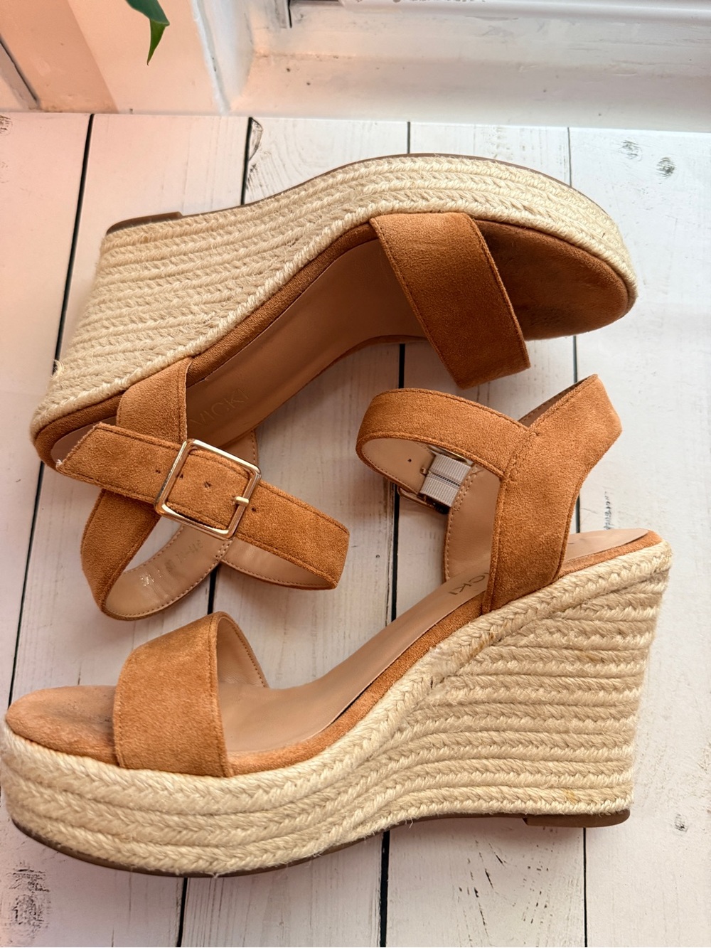 Vicki Vicki | Tan Espadrille Wedge Sandals - Picture 10 of 11